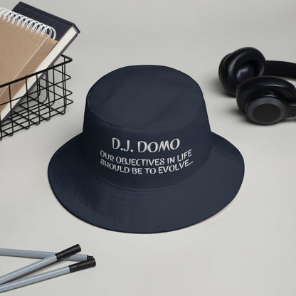 D.J. Domo "OBJECTIVE" Bucket Hat Multi Colors/White