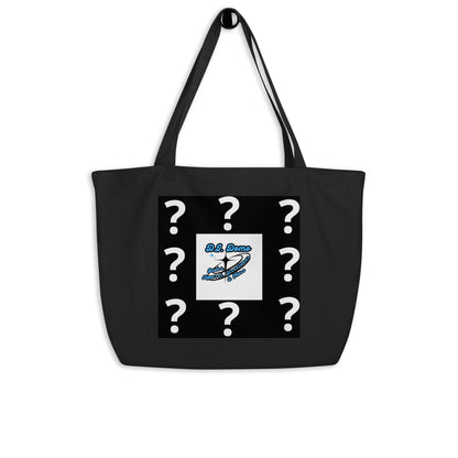 D.J. Domo "Hashtag" Large Tote Bag Black/White