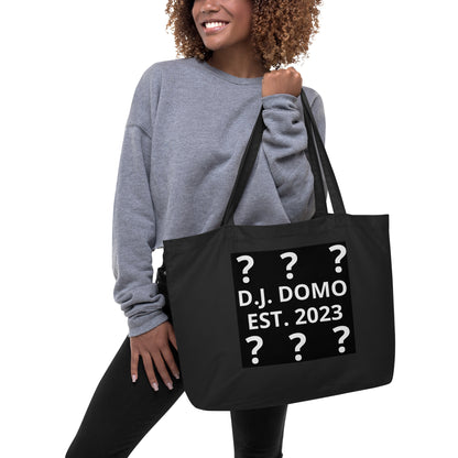 D.J. Domo "Produce Greatness" Large Tote Bag Black/White