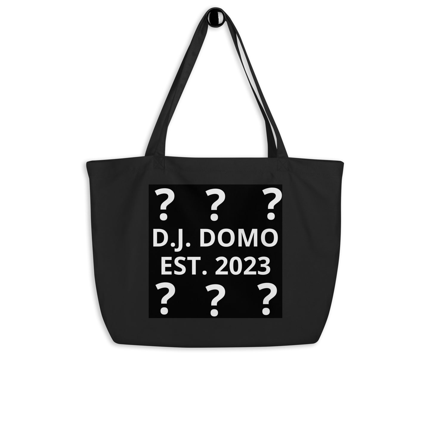 D.J. Domo "Produce Greatness" Large Tote Bag Black/White