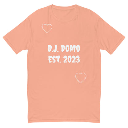 D.J. Domo "Love Language" Men's Short Sleeve T-shirt Multi Color/White