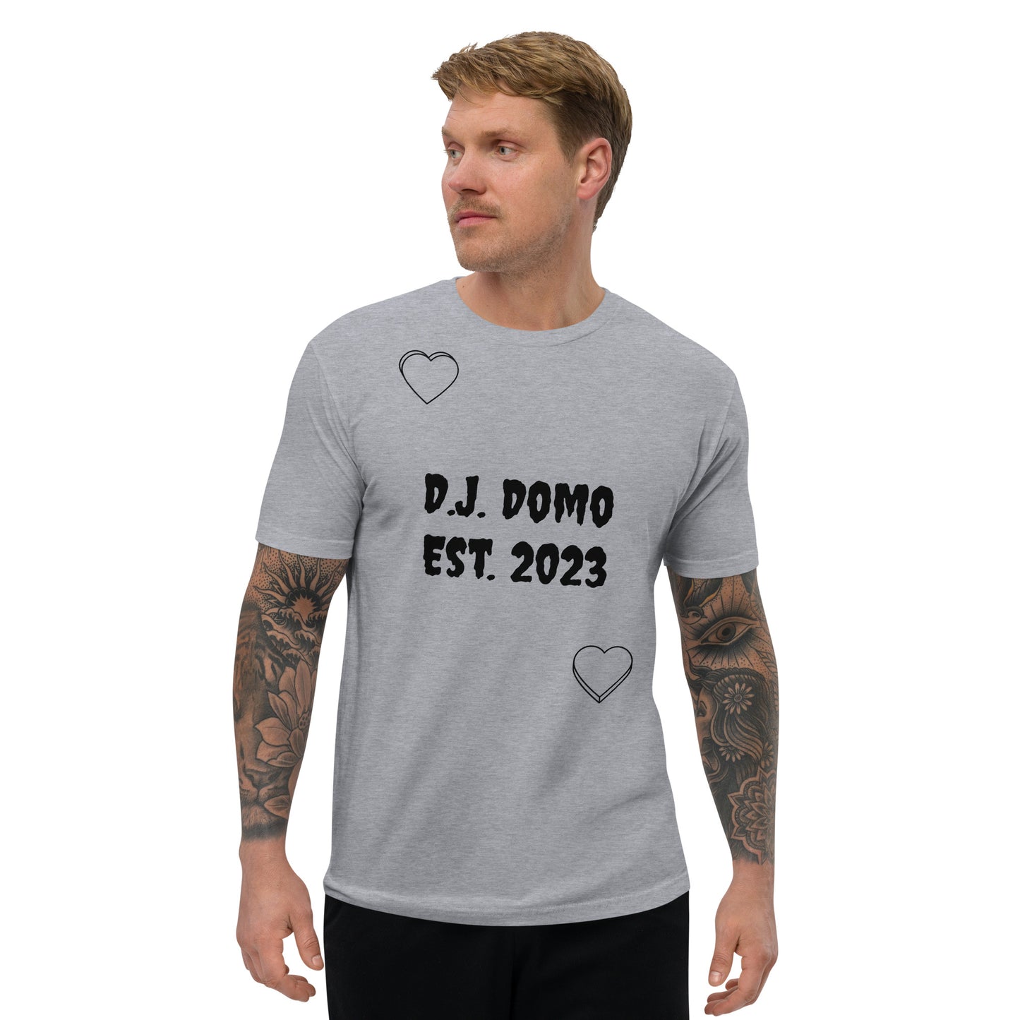 D.J. Domo "Love Language" Men's Short Sleeve T-shirt Multi Color/Black