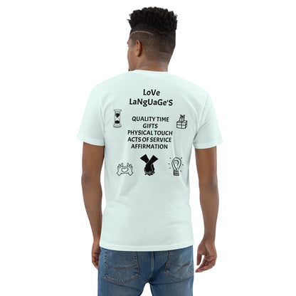 D.J. Domo "Love Language" Men's Short Sleeve T-shirt Multi Color/Black