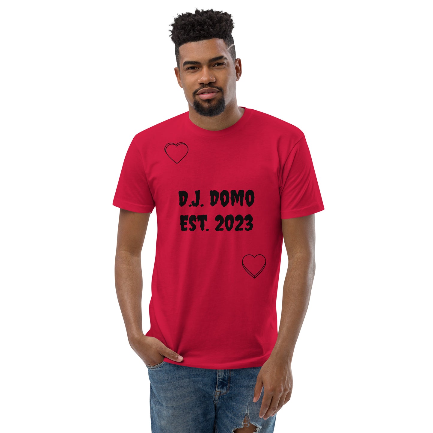 D.J. Domo "Love Language" Men's Short Sleeve T-shirt Multi Color/Black