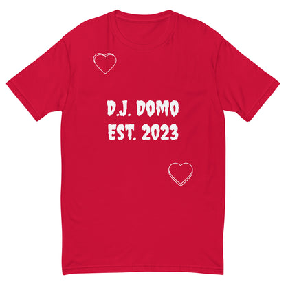 D.J. Domo "Love Language" Men's Short Sleeve T-shirt Multi Color/White