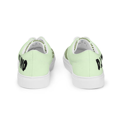 D.J. Domo "In The Zone" Men Lace-Up Canvas Shoes Green