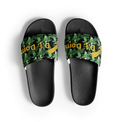 D.J. Domo "Gold Star" Men Slides Black or White Bottoms