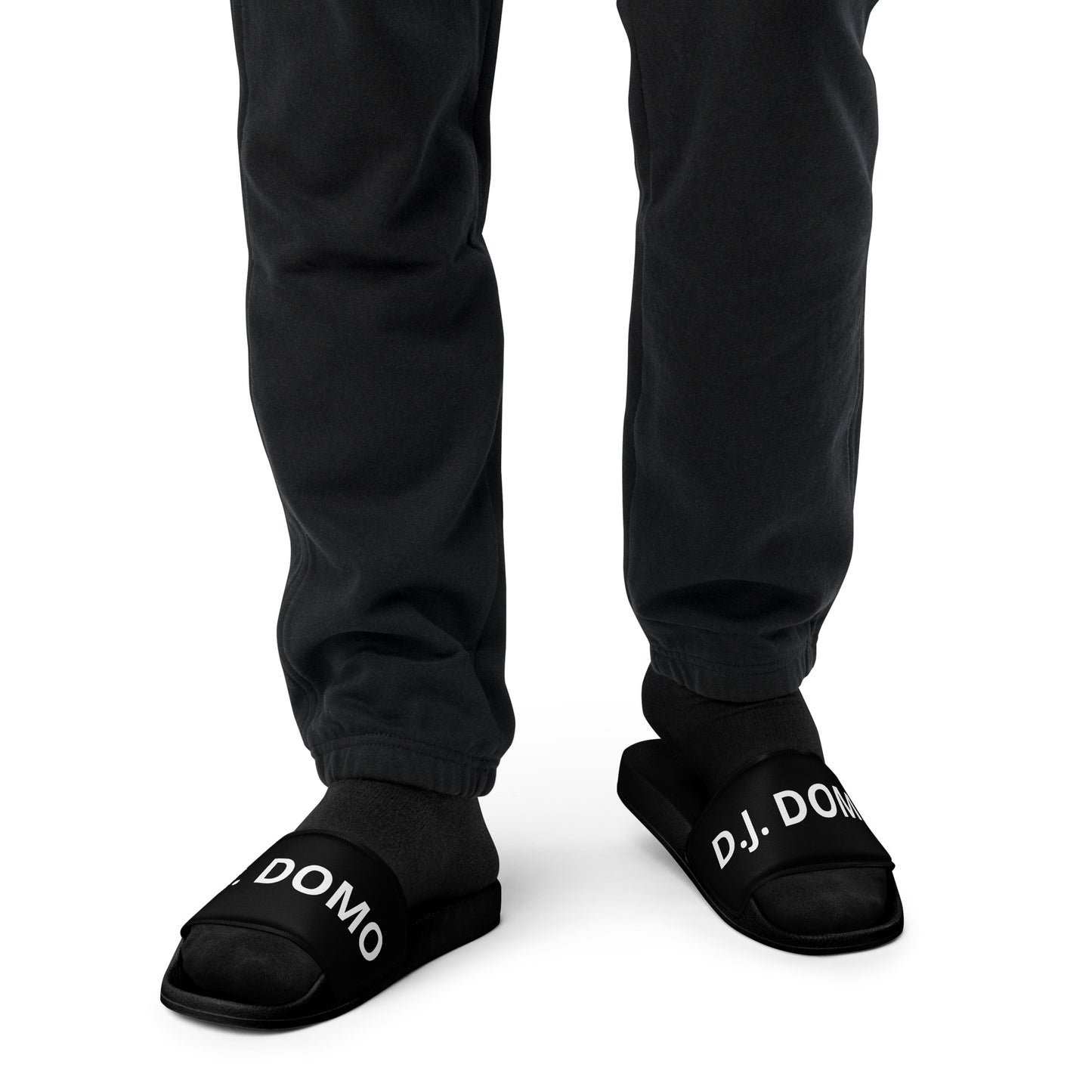 D.J. Domo "Classic" Men Slides Black/Black or White Bottoms