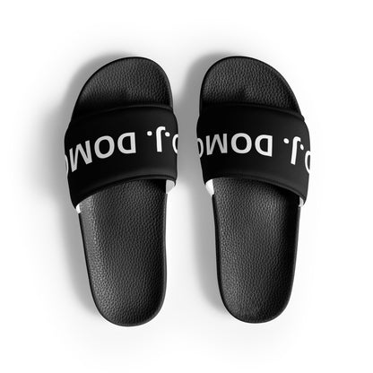 D.J. Domo "Classic" Men Slides Black/Black or White Bottoms