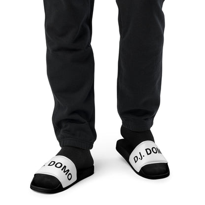 D.J. Domo "Classic" Men Slides White/White or Black Bottoms