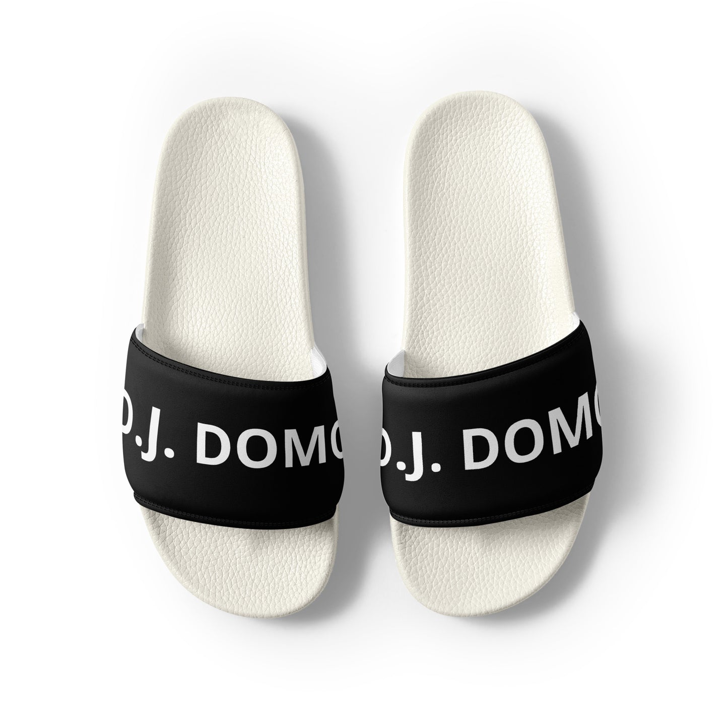 D.J. Domo "Classic" Men Slides Black/Black or White Bottoms