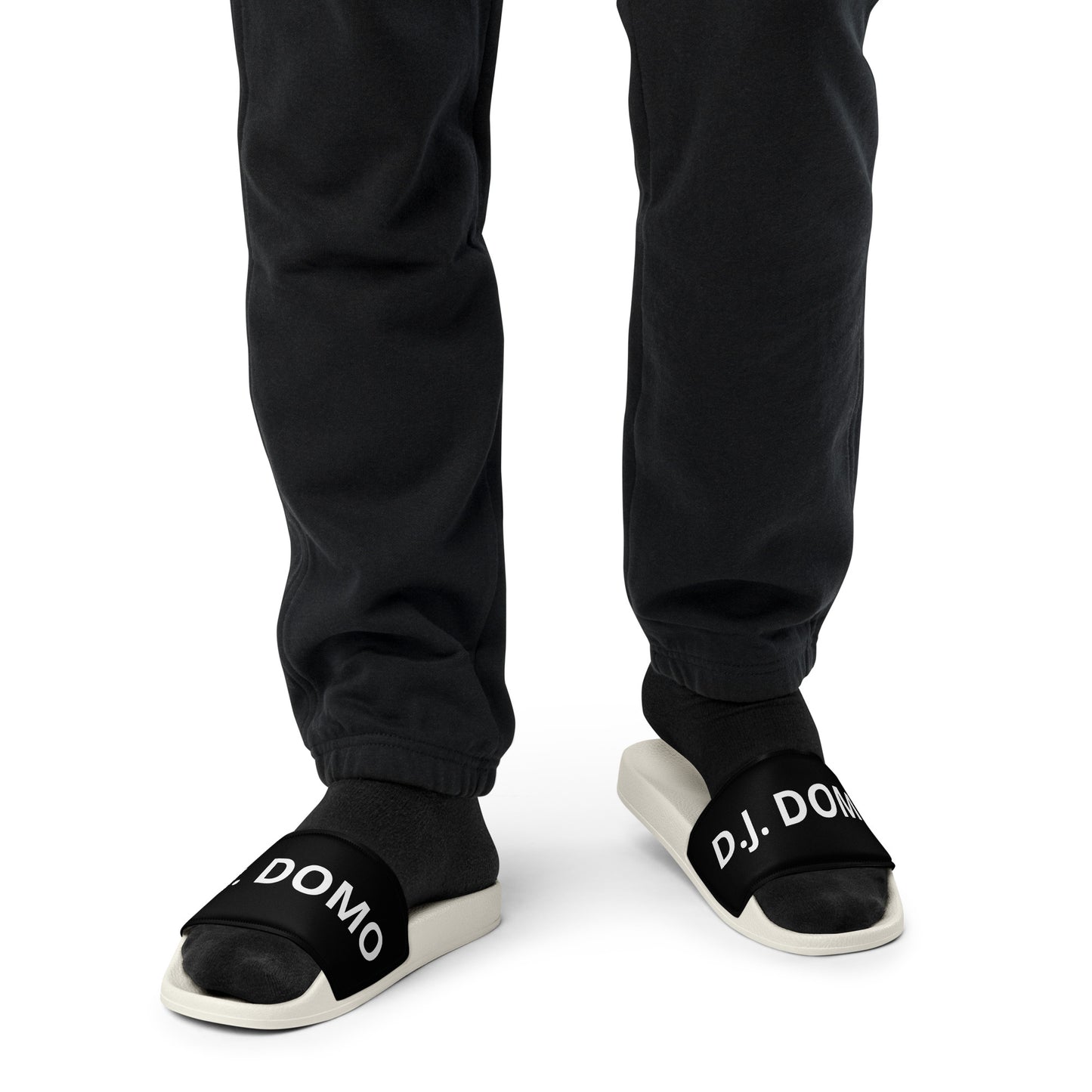 D.J. Domo "Classic" Men Slides Black/Black or White Bottoms