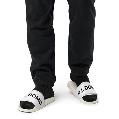 D.J. Domo "Classic" Men Slides White/White or Black Bottoms