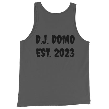 D.J. Domo "Pay it Forward" Unisex Tank Top White/Black