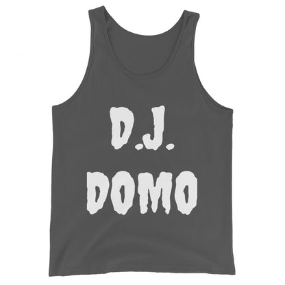 D.J. Domo "Experienced" Unisex Tank Top Multi Color/White