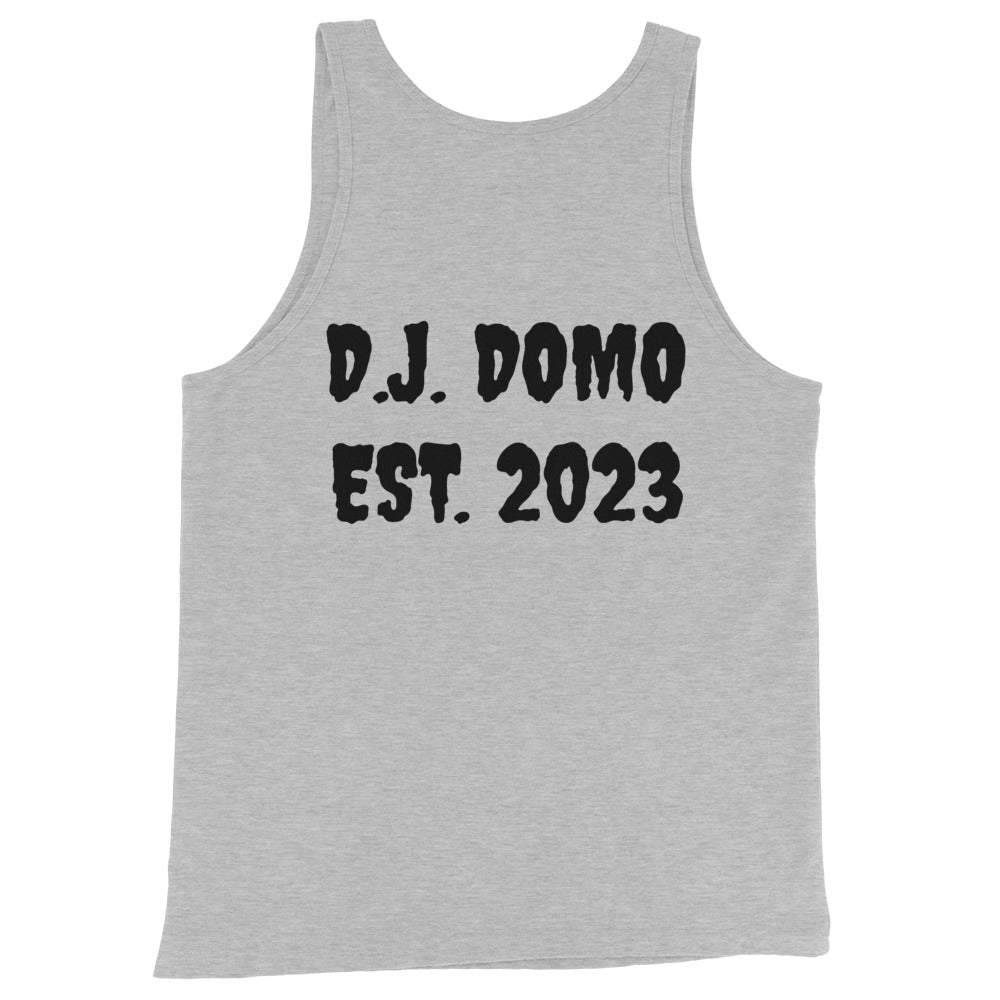 D.J. Domo "Pay it Forward" Unisex Tank Top White/Black