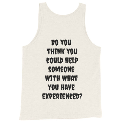 D.J. Domo "Experienced" Unisex Tank Top Multi Color/Black