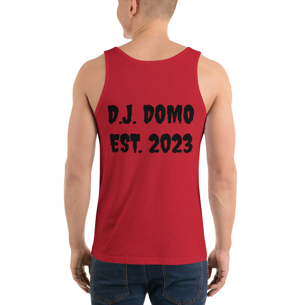 D.J. Domo "Pay it Forward" Unisex Tank Top White/Black