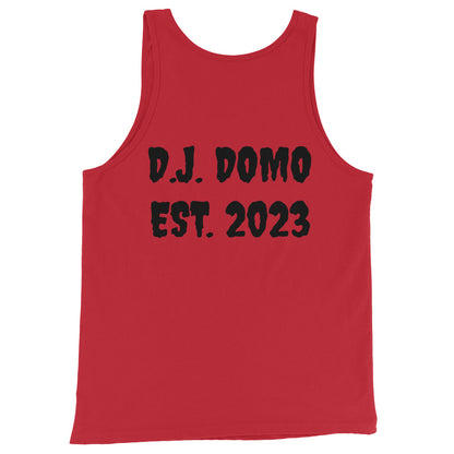 D.J. Domo "Pay it Forward" Unisex Tank Top White/Black