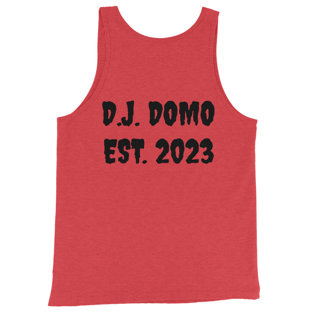 D.J. Domo "Pay it Forward" Unisex Tank Top White/Black