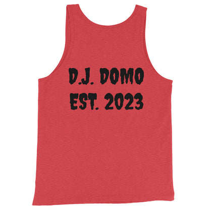 D.J. Domo "Pay it Forward" Unisex Tank Top White/Black