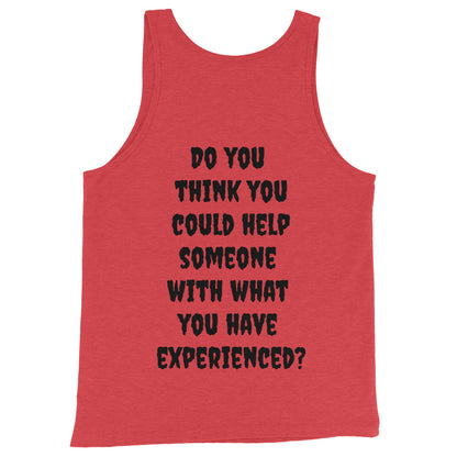 D.J. Domo "Experienced" Unisex Tank Top Multi Color/Black