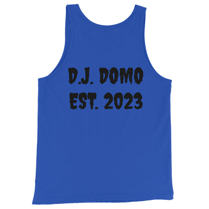 D.J. Domo "Pay it Forward" Unisex Tank Top White/Black