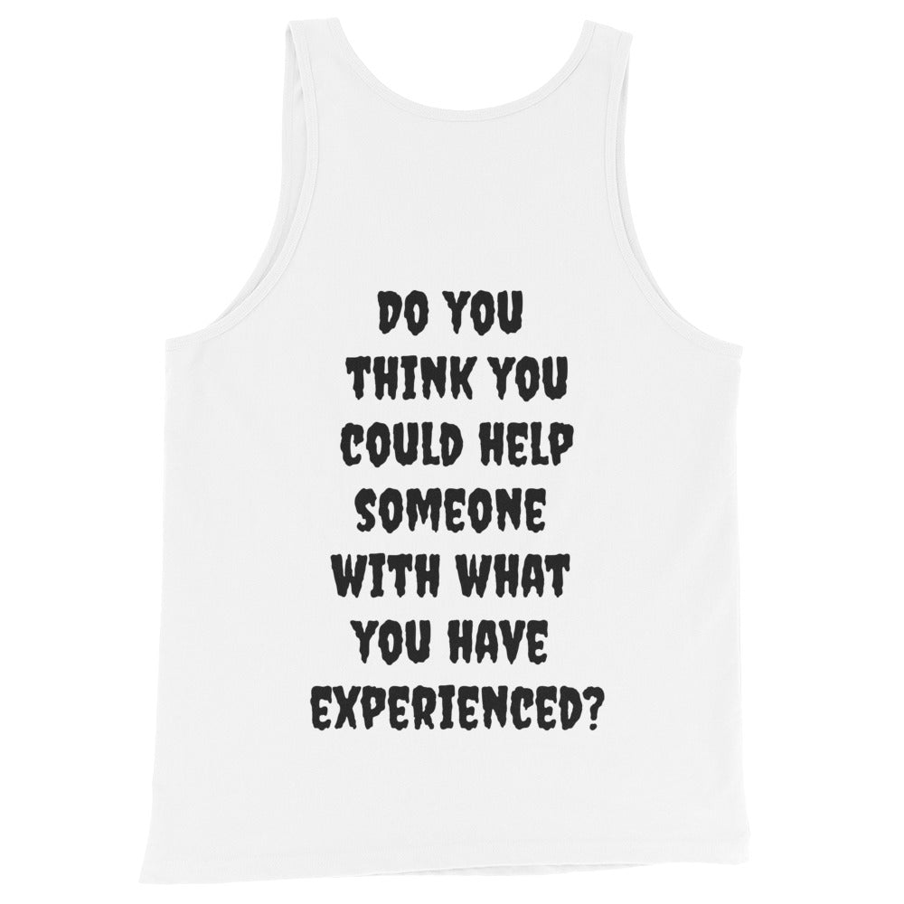 D.J. Domo "Experienced" Unisex Tank Top Multi Color/Black