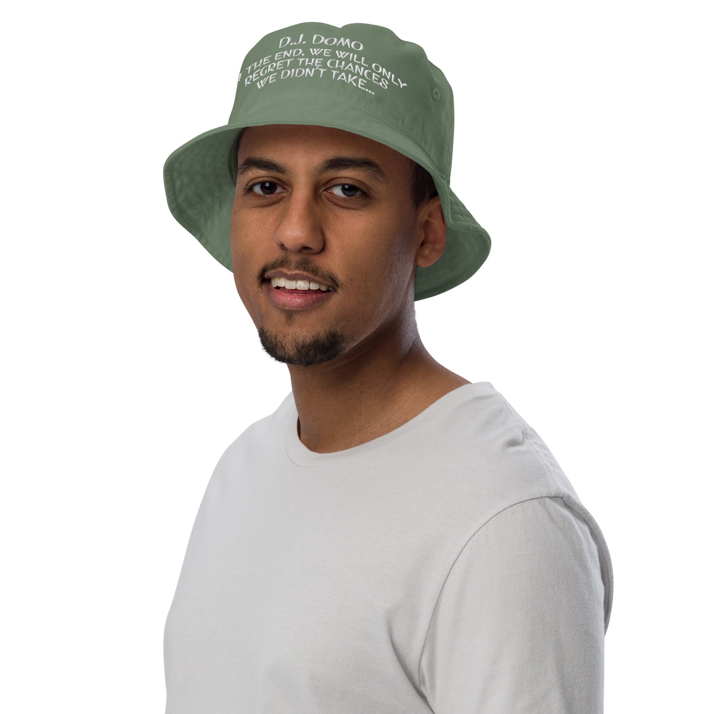 D.J. Domo "REGRET" Bucket Hat Multi Colors/White