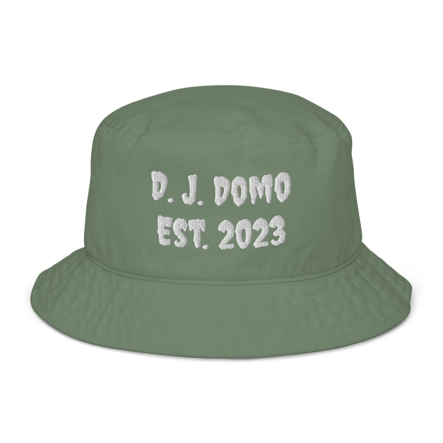 D.J. Domo "Est" Bucket Embroidery Hat Multi Colors/White