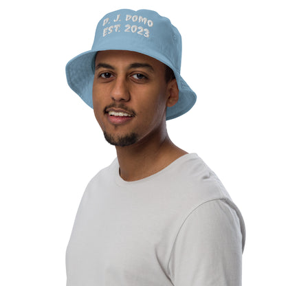 D.J. Domo "Est" Bucket Embroidery Hat Multi Colors/White