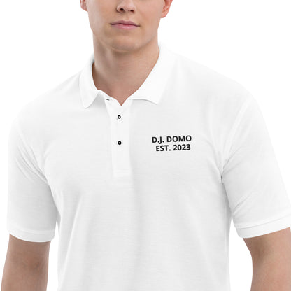 D.J. Domo "Est" Men's Premium Polo Multi Color/Black