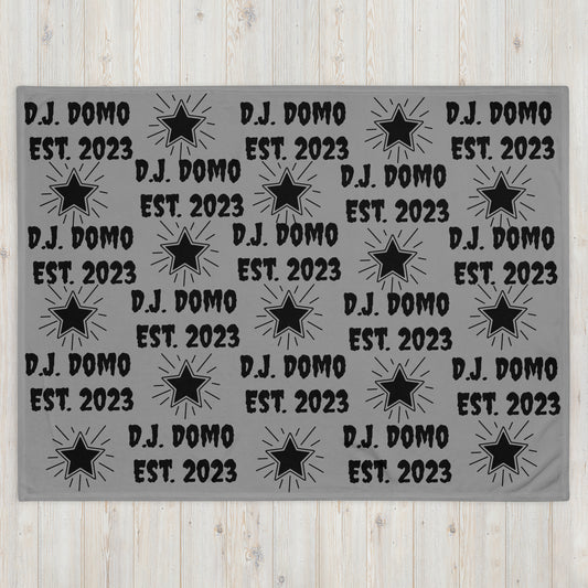 D.J. Domo Throw Blanket Gray/Black