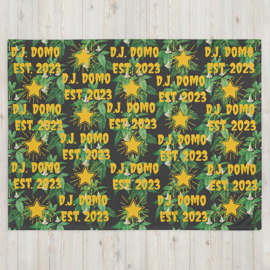 D.J. Domo "Gold Star" Throw Blanket