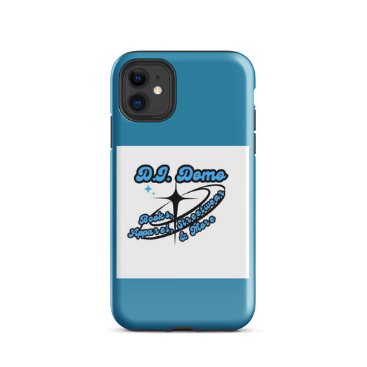 D.J. Domo "And More" Tough Case for iPhone® Blue/White/Black