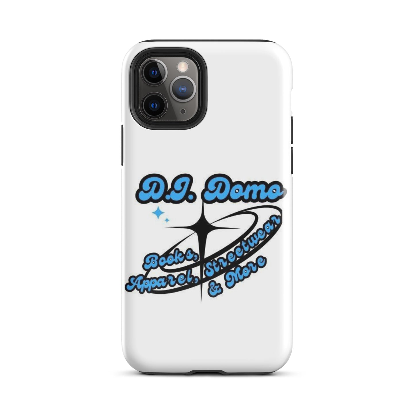 D.J. Domo "And More" Tough Case for iPhone® White/Blue/Black