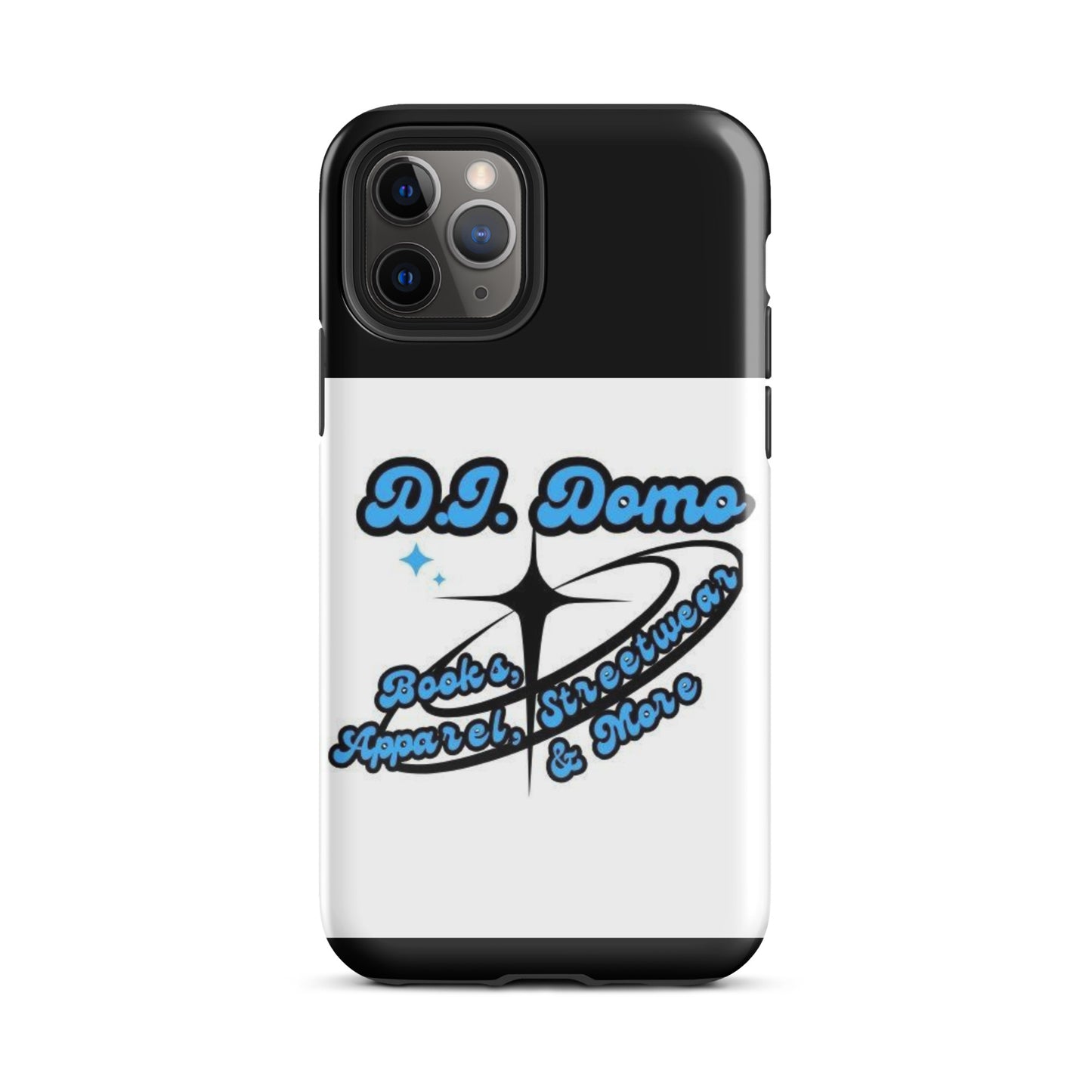 D.J. Domo "And More" Tough Case for iPhone® Black/White/Blue