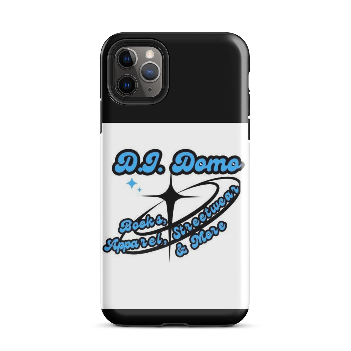 D.J. Domo "And More" Tough Case for iPhone® Black/White/Blue