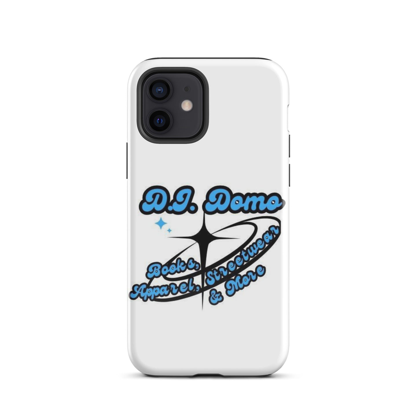 D.J. Domo "And More" Tough Case for iPhone® White/Blue/Black