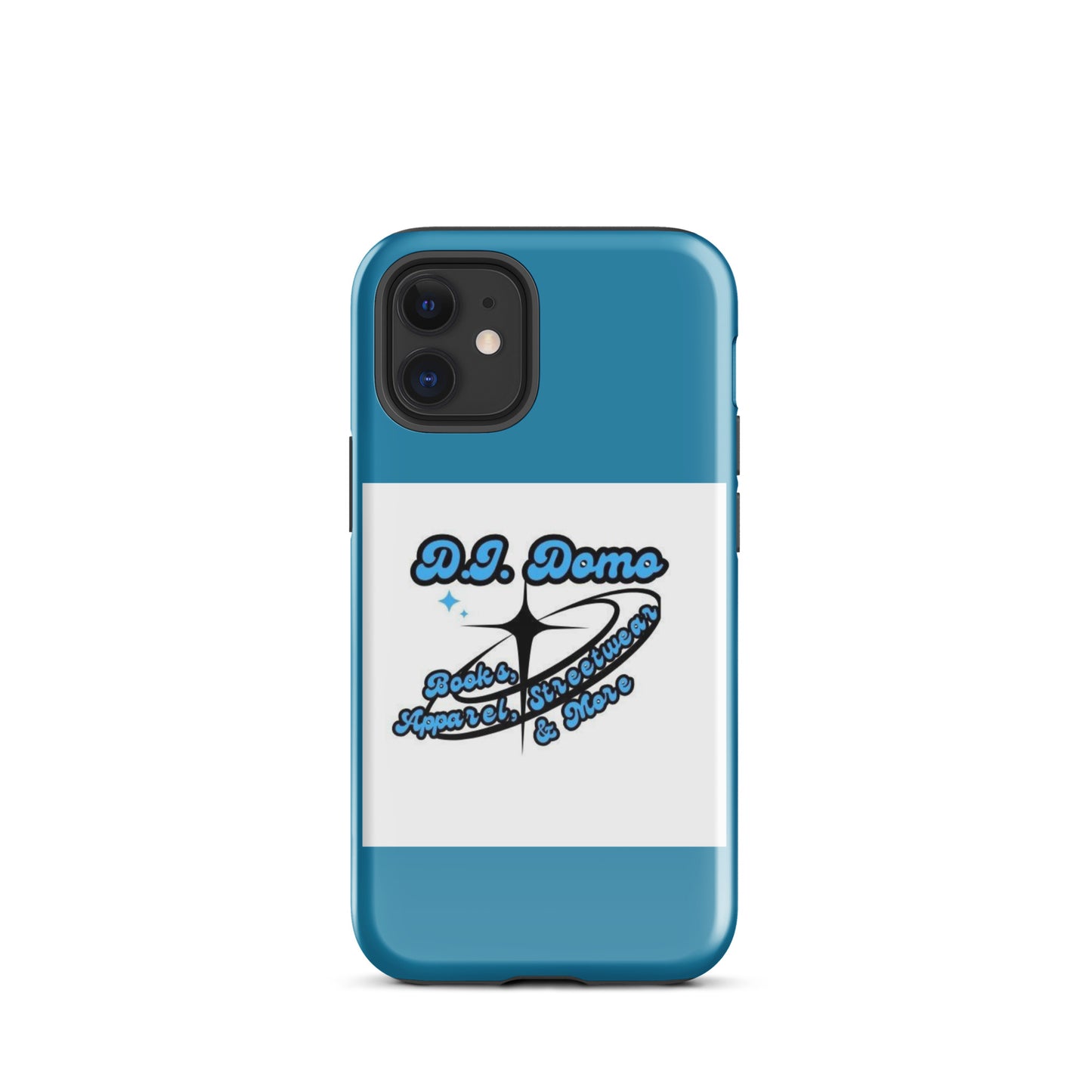 D.J. Domo "And More" Tough Case for iPhone® Blue/White/Black