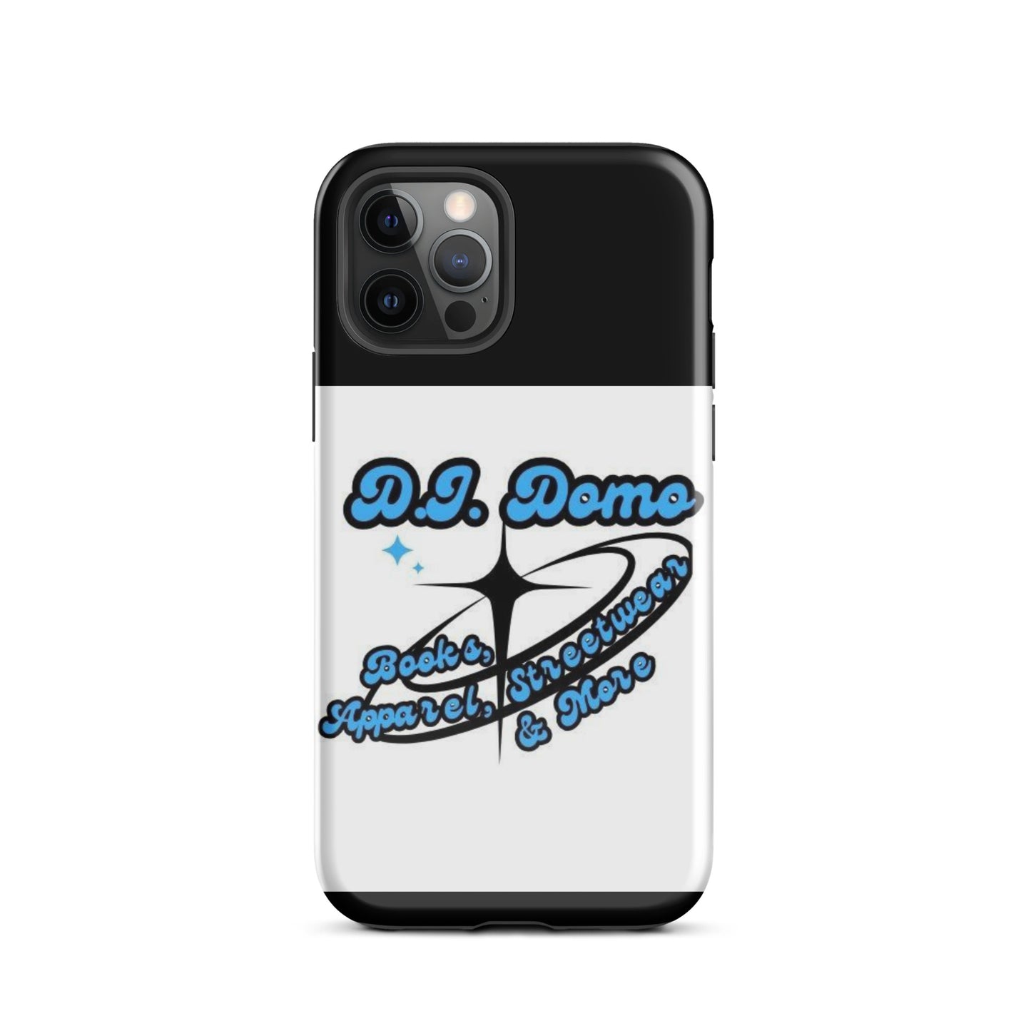 D.J. Domo "And More" Tough Case for iPhone® Black/White/Blue