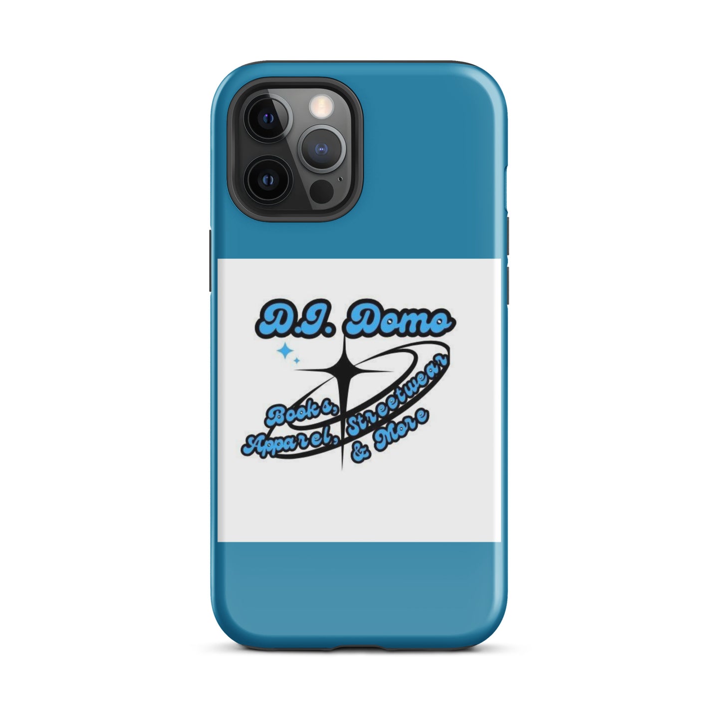 D.J. Domo "And More" Tough Case for iPhone® Blue/White/Black