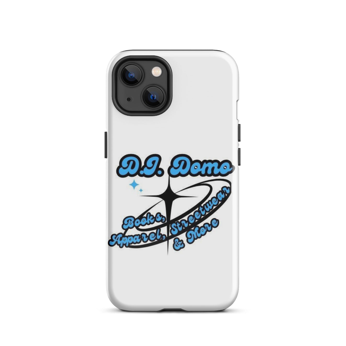 D.J. Domo "And More" Tough Case for iPhone® White/Blue/Black