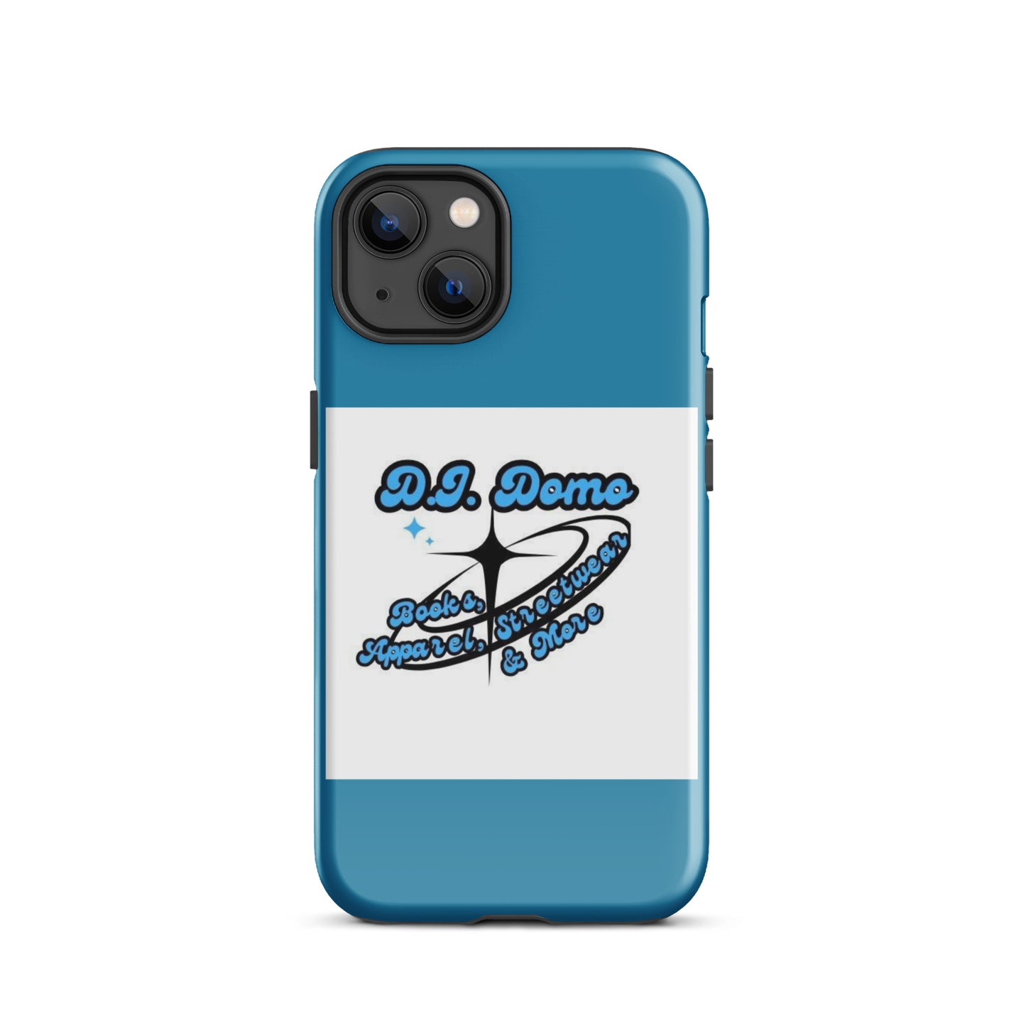 D.J. Domo "And More" Tough Case for iPhone® Blue/White/Black