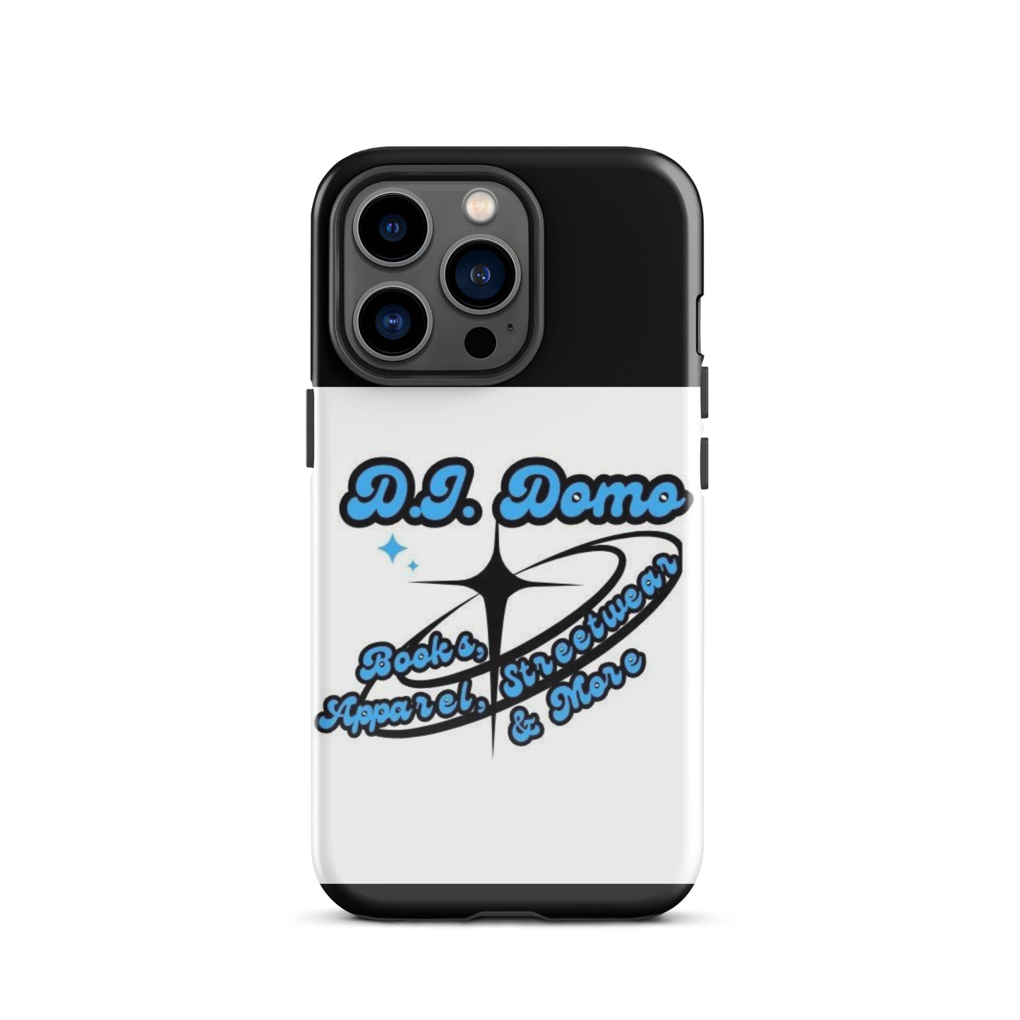 D.J. Domo "And More" Tough Case for iPhone® Black/White/Blue