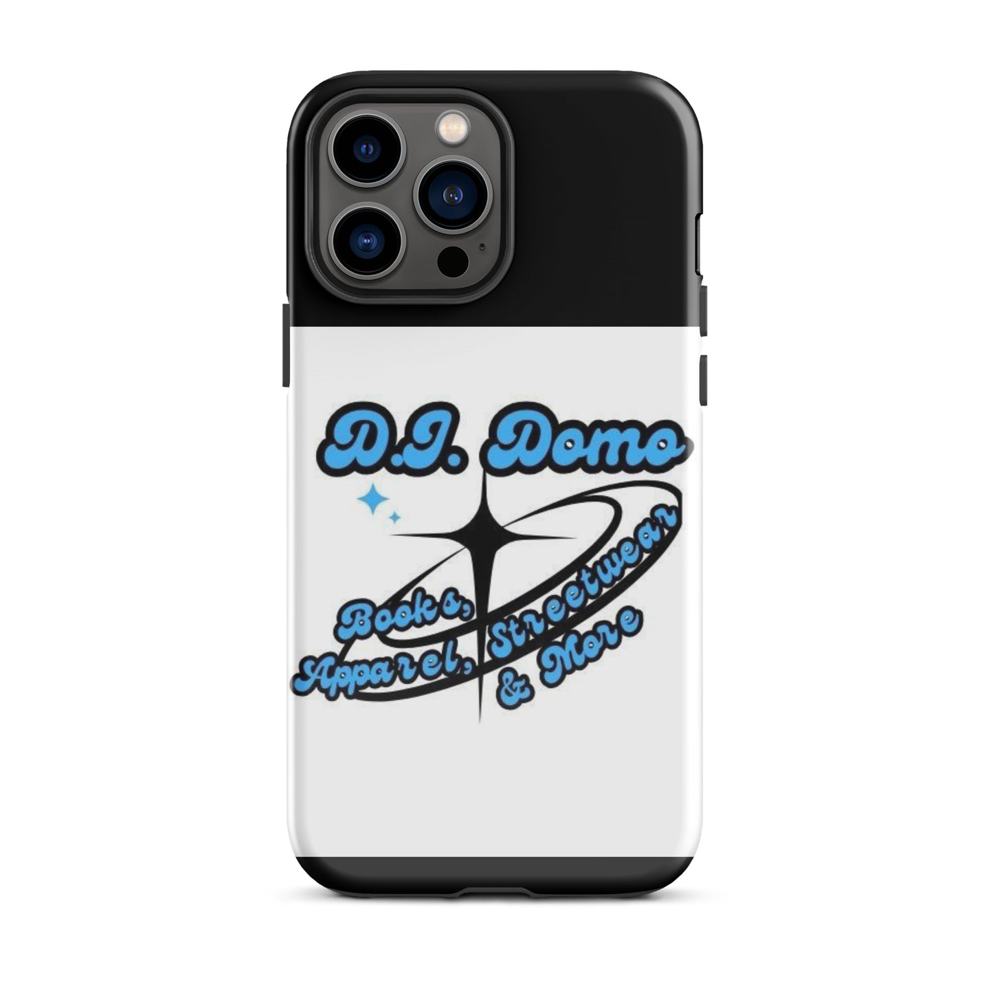 D.J. Domo "And More" Tough Case for iPhone® Black/White/Blue