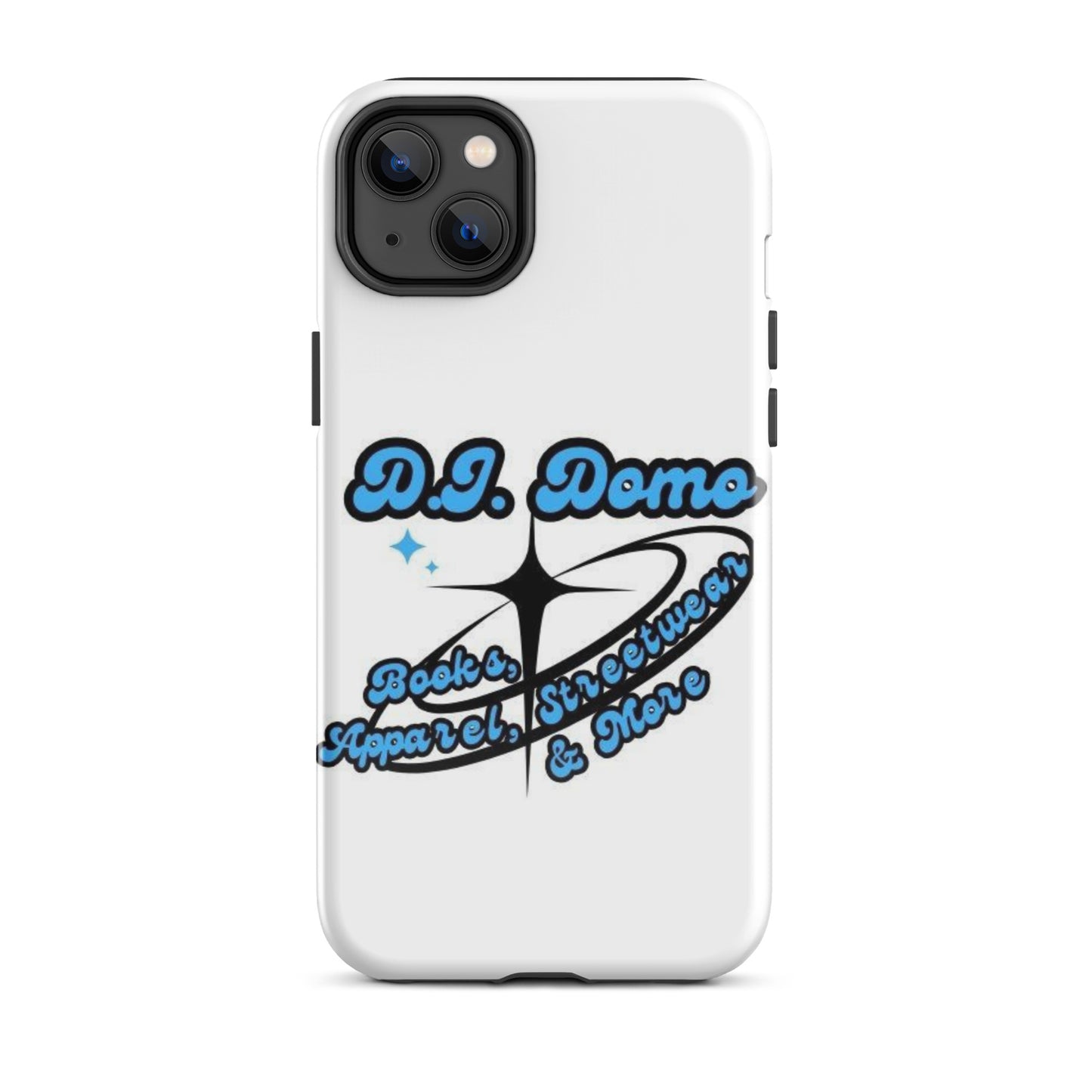 D.J. Domo "And More" Tough Case for iPhone® White/Blue/Black