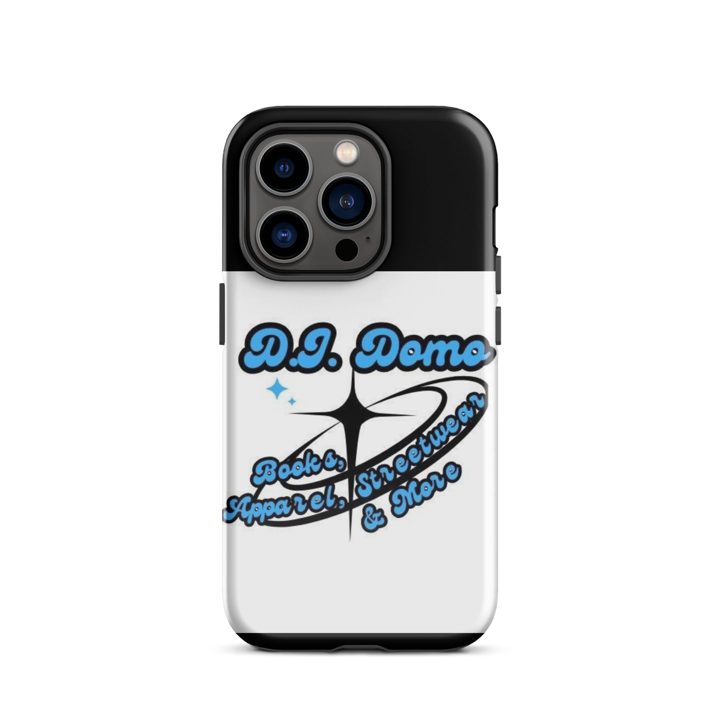 D.J. Domo "And More" Tough Case for iPhone® Black/White/Blue