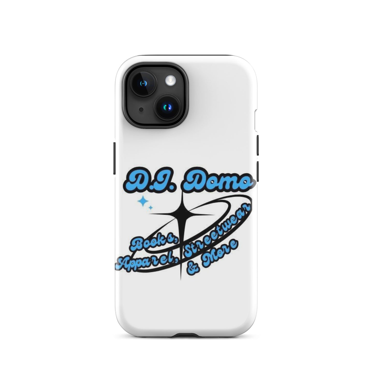 D.J. Domo "And More" Tough Case for iPhone® White/Blue/Black