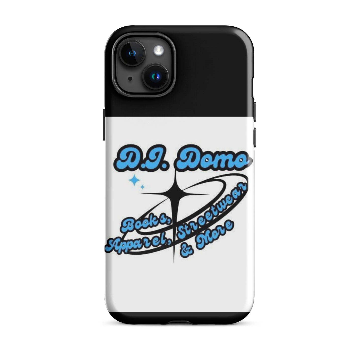 D.J. Domo "And More" Tough Case for iPhone® Black/White/Blue